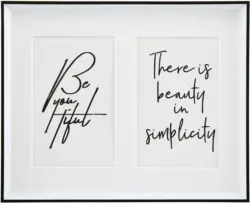 Bilderrahmen Mara in Schwarz ca. 26x21cm