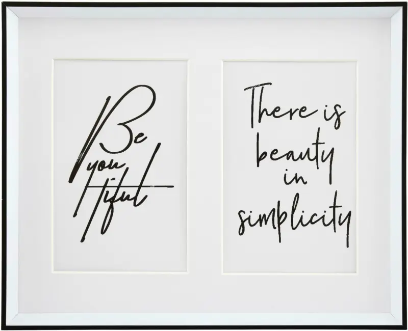 Bilderrahmen Mara in Schwarz ca. 26x21cm