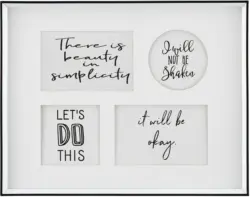 Bilderrahmen Mara in Schwarz ca. 29x37cm