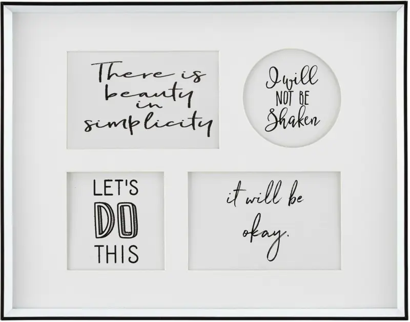 Bilderrahmen Mara in Schwarz ca. 29x37cm