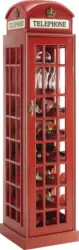 Weinschrank in Rot
