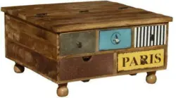 Couchtisch in Multicolor