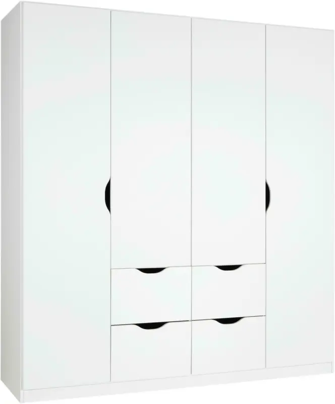 Kleiderschrank in Weiß