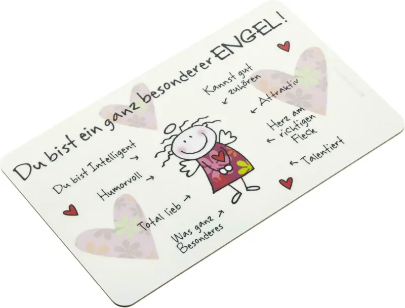 Schneidebrett Besonderer Engel in Weiß