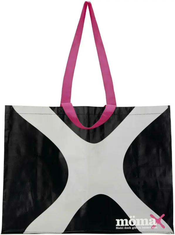 Einkaufstasche Mömax 4 you in Schwarz/Weiß