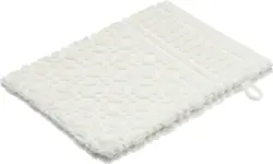 Waschhandschuh Carina in Weiß ca. 16x21cm