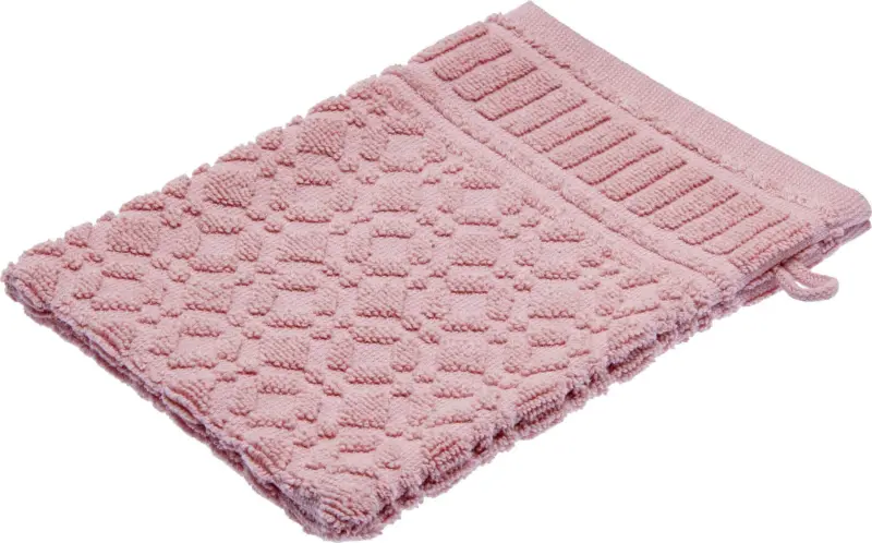 Waschhandschuh Carina in Rosa ca. 16x21cm