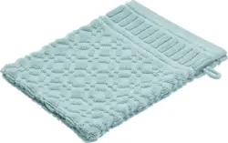 Waschhandschuh Carina in Grün ca. 16x21cm