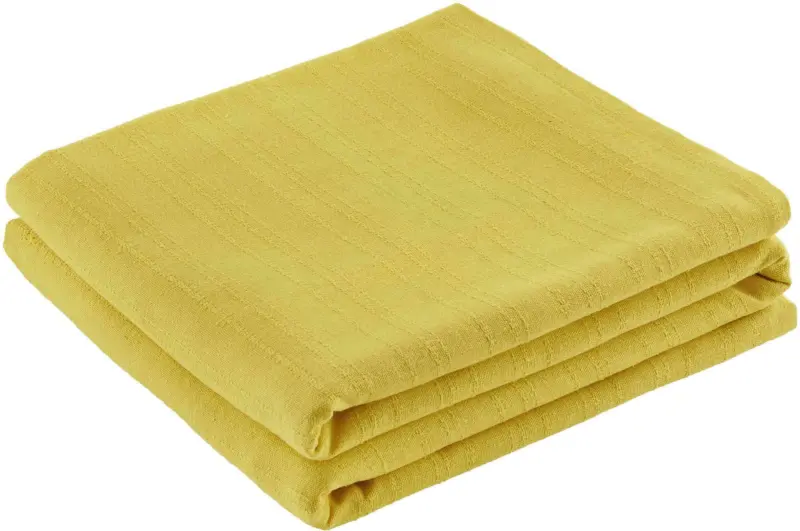 Überwurf Solid One in Gelb ca. 240x210cm