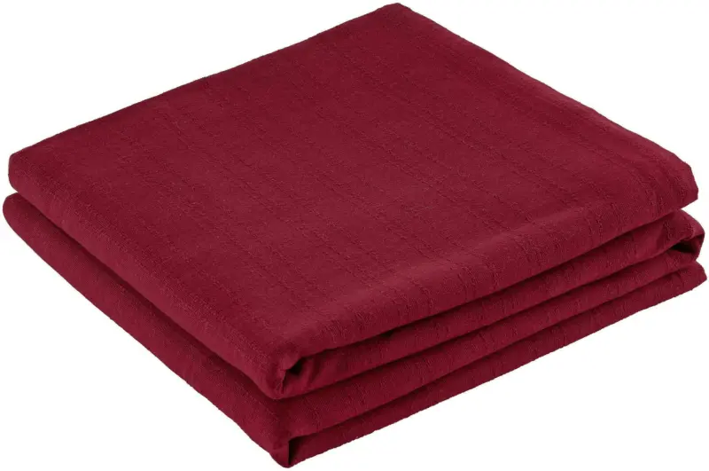 Überwurf Solid One in Rot ca. 240x210cm