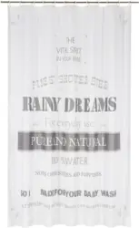 Duschvorhang Rainy Dreams ca. 180x200cm