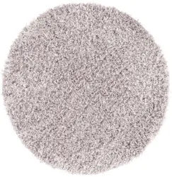 Hochflorteppich Lambada in Rosa Ø ca. 67cm