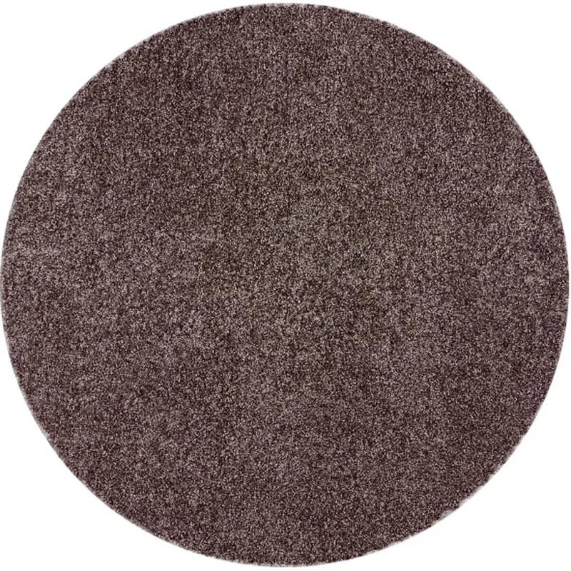 Webteppich Rubin in Aubergine Ø ca. 200cm
