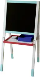 Maltafel Luca in Schwarz/Weiß