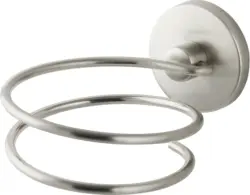 Haartrocknerhalter Nickelfarben
