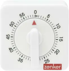 Kurzzeitwecker Patsy in Weiß, analog