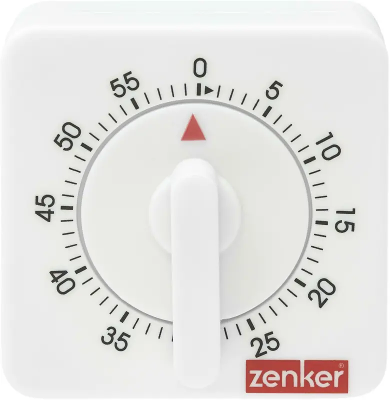 Kurzzeitwecker Patsy in Weiß, analog