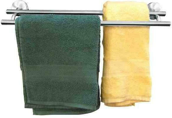 Handtuchhalter in Chromfarben
