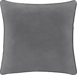 Zierkissen Carolyn in Hellgrau ca. 45x45cm