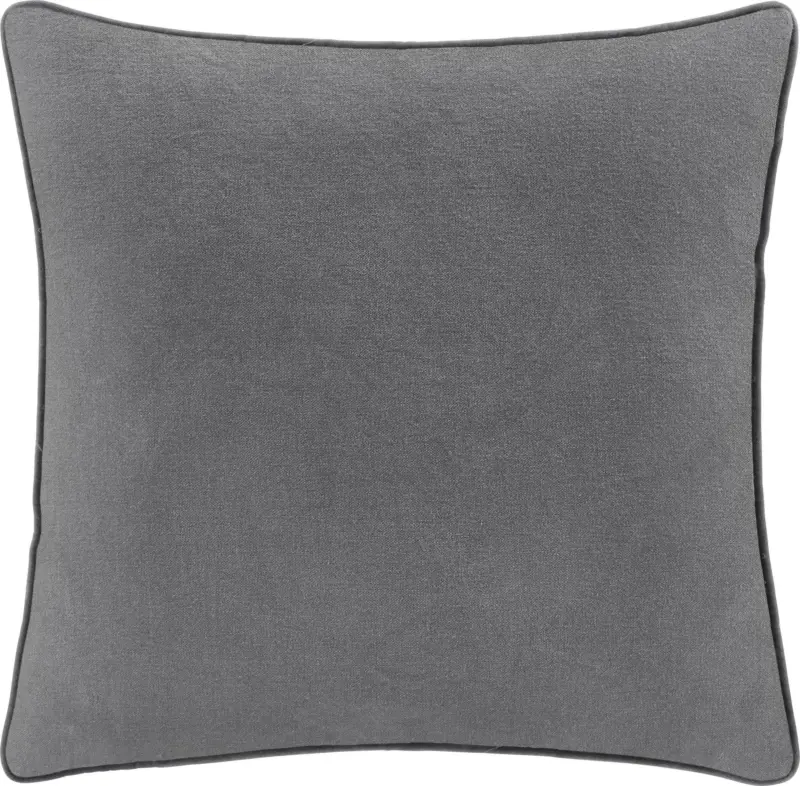 Zierkissen Carolyn in Hellgrau ca. 45x45cm