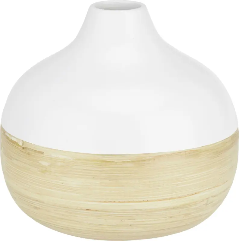 Vase Naturelle Weiß/Natur