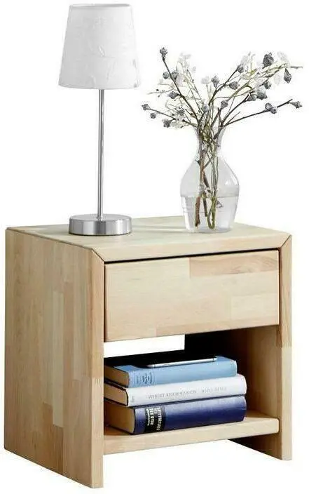 Nachtkästchen 'Lut' , aus Buche