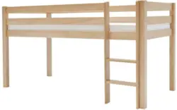 Mittelhohes Bett 'Alex' , aus Buche