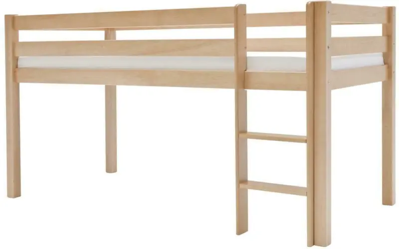 Mittelhohes Bett 'Alex' , aus Buche