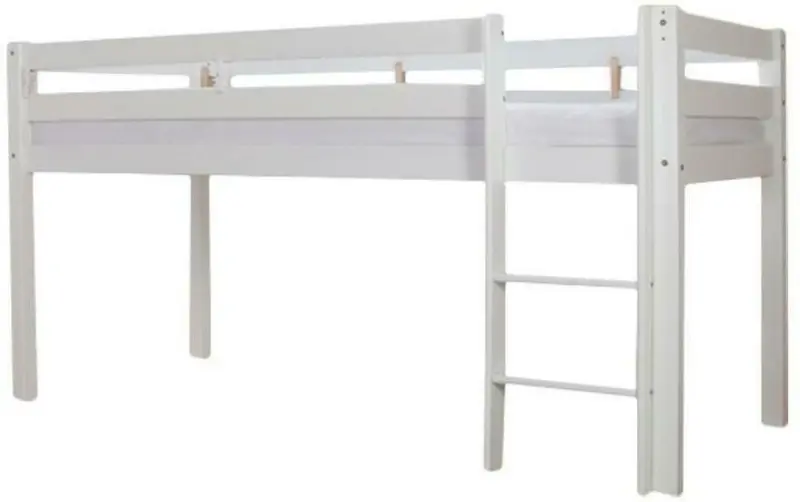 Mittelhohes Bett 'Alex' , aus Buche