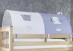 Tunnelset weiß, hellblau