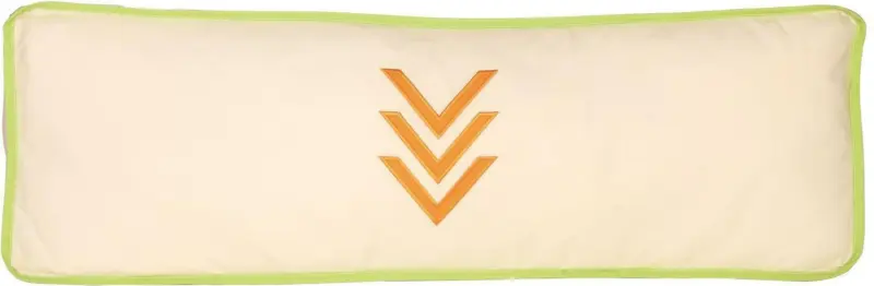 Kinderkissen Seitenkissen in Grün/Orange/Beige