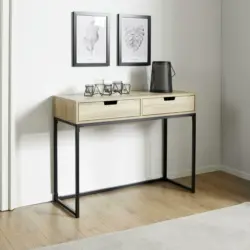 Konsole in Eichefarben/Schwarz ca.100x38cm 'Giorgia'