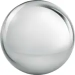 mömax Dekokugel Lore aus Edelstahl in Silber