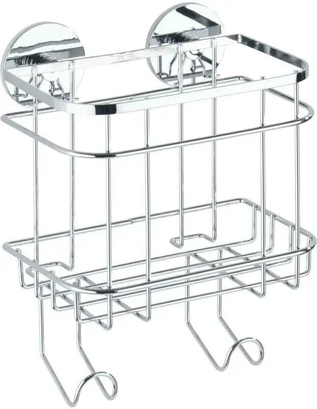 Duschregal Edelstahlfarben