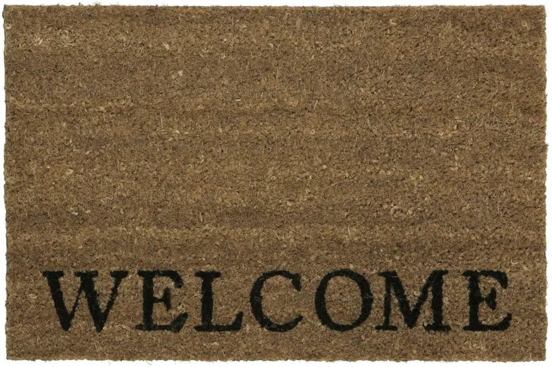 Fußmatte Welcome in Naturfarben ca. 40x60cm