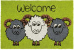 mömax Spittal a. d. Drau Fußmatte Welcome Sheep in Multicolor ca. 40x60cm