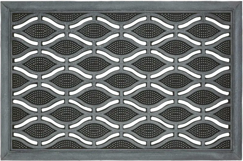 Fußmatte Weaves in Schwarz ca.40x60cm