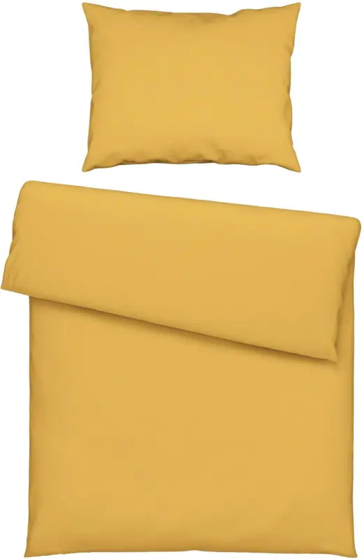 Bettwäsche Iris in Gelb ca. 140x200cm