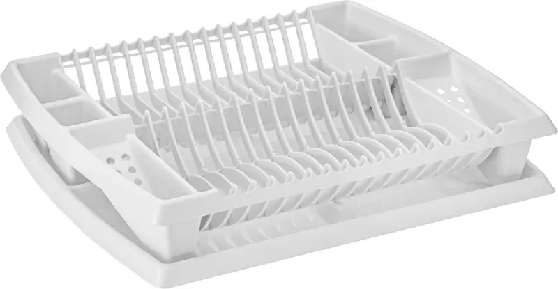 Geschirrabtropfkorb Helge in Weiß