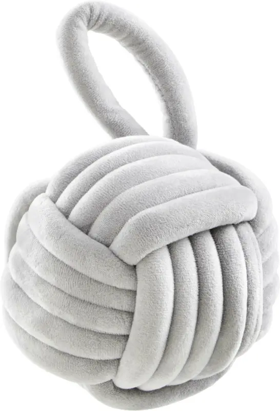 Türstopper Knoten in Grau