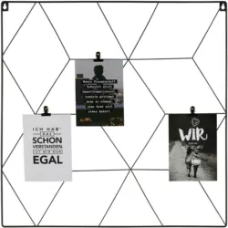 Cliprahmen Larissa aus Metall in Schwarz