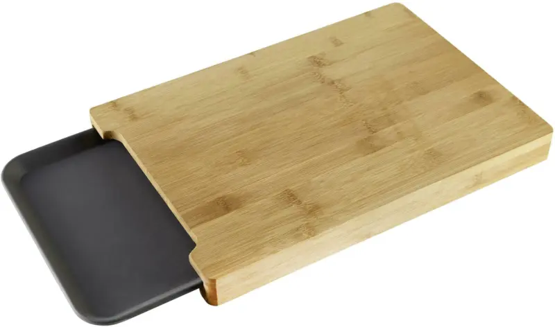 Schneidebrett Luis aus Bambus inkl. Auffangwanne