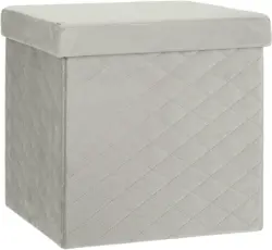 Faltbox Velvet in Grau