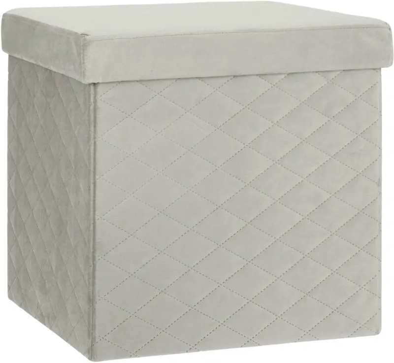 Faltbox Velvet in Grau
