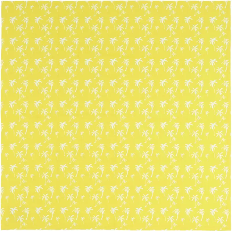 Tischdecke Lady Palms in Gelb ca.85x85cm