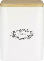 mömax Box mit Deckel Lore in Weiß ca. 5l