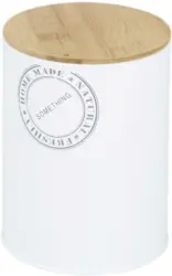 Box mit Deckel Callie Naturfarben/Weiß