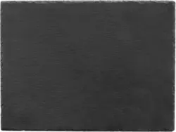 Servierplatte Stoney in Schwarz