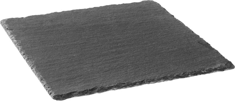 Servierplatte Stoney in Schwarz