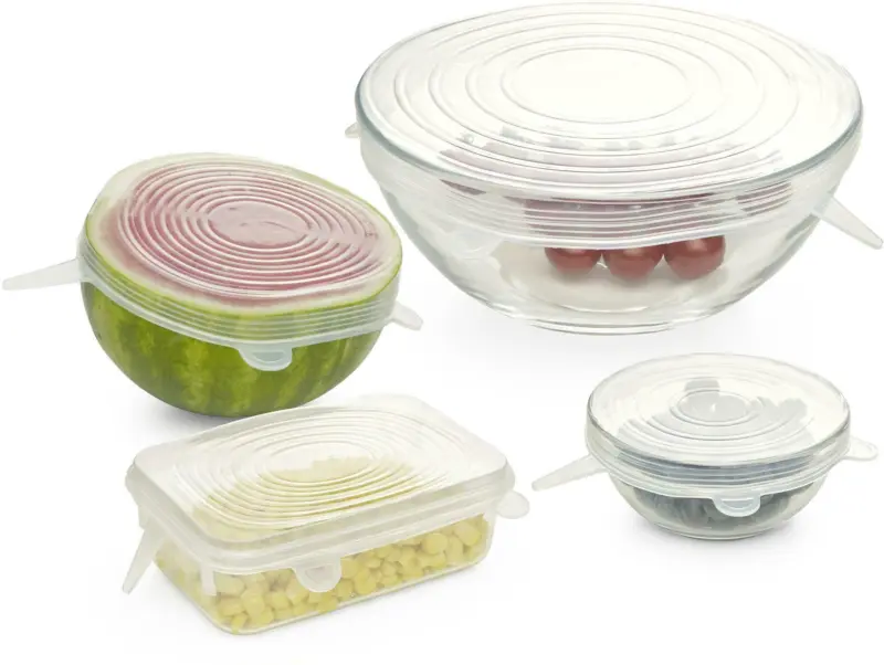 Deckel Universal aus Silikon 12 Stück